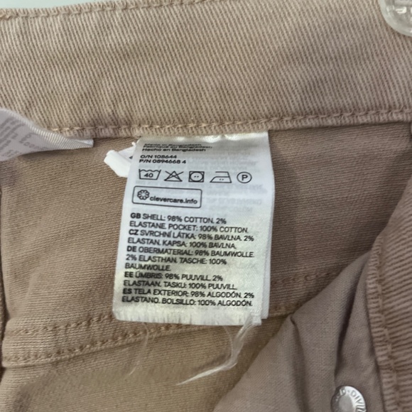 Tan H&M Mom/Loose Fit Khakis - Picture 4 of 4